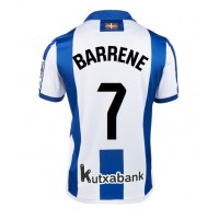 Maglia Calcio Real Sociedad Ander Barrenetxea #7 Prima Divisa 2024-25 Manica Corta